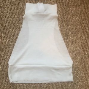 AVILA brand sheer halter tank top.